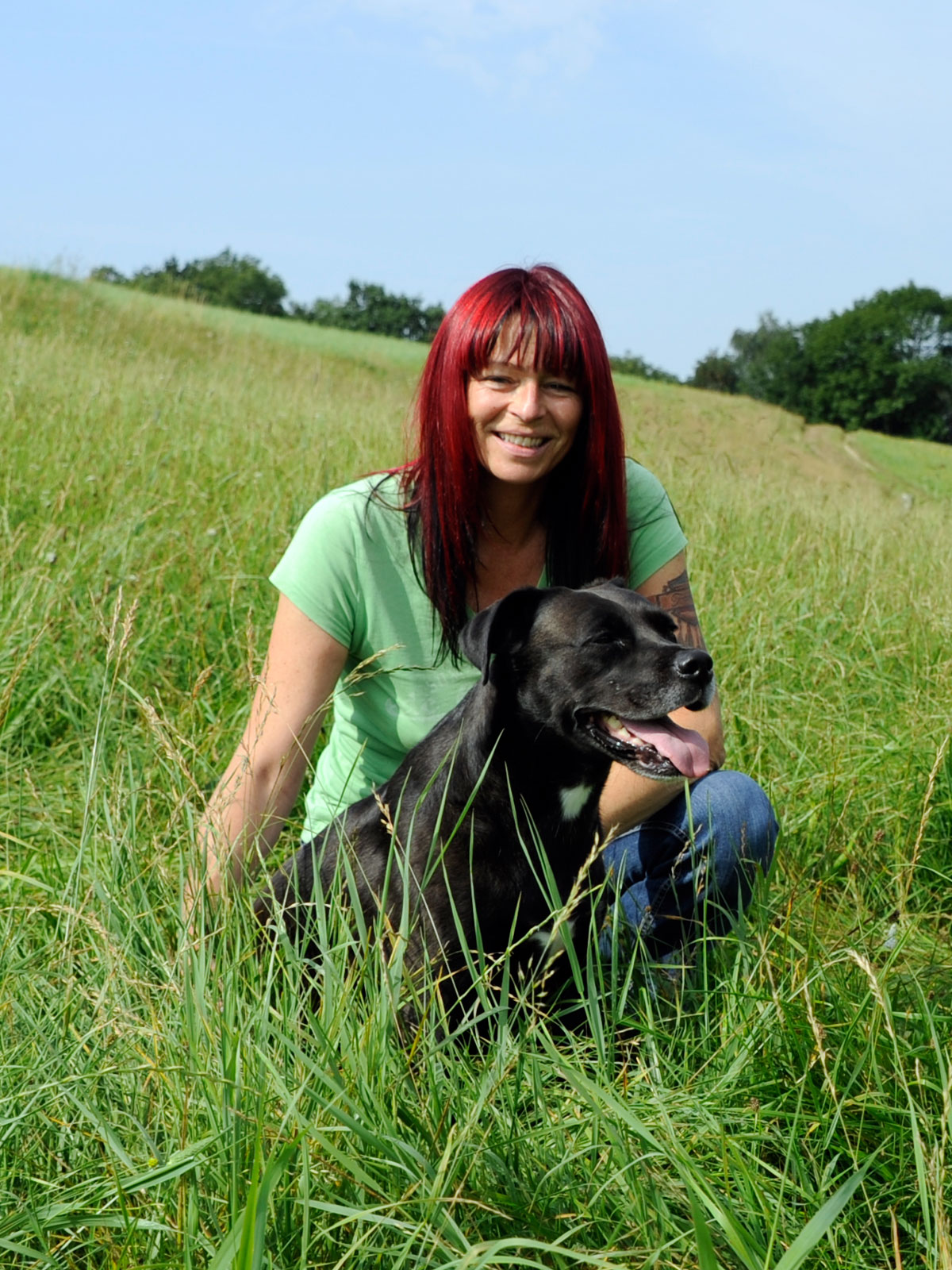 Michaela Huber & Chica, Hundetrainerin